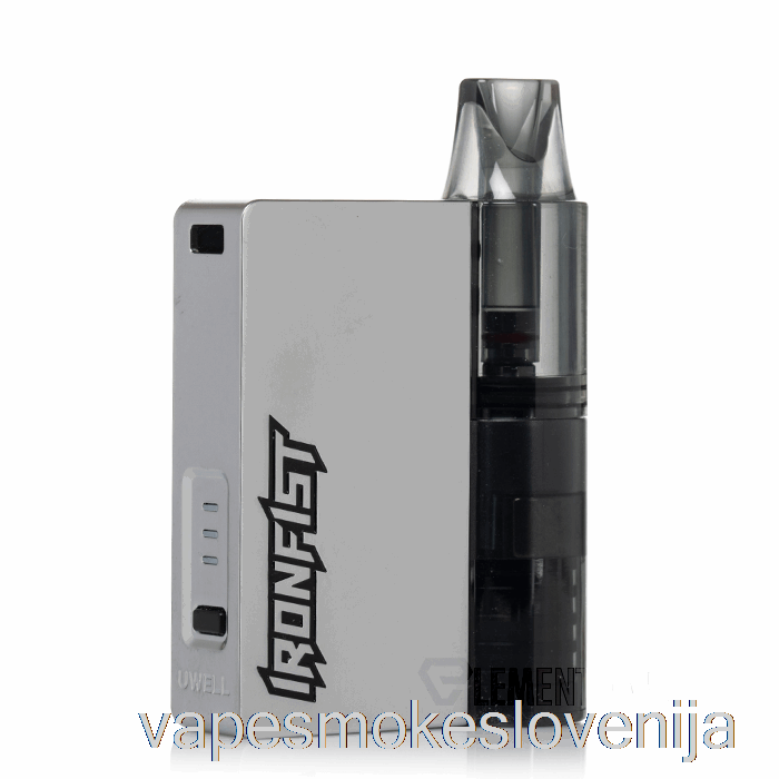 Vape Petrol Uwell Caliburn & Ironfist L 16w Pod Sistem Kovinsko Srebrna